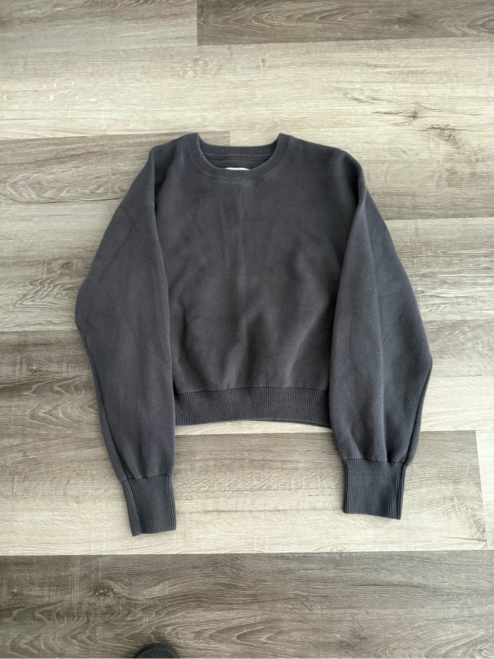 aerie Charcoal Crewneck Sweater